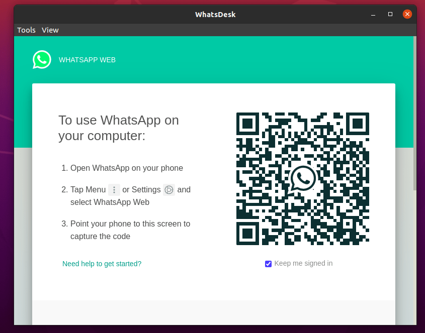 whatsapp third party client